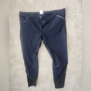 Plus Size Riding Canada Navy Full Seat Breeches